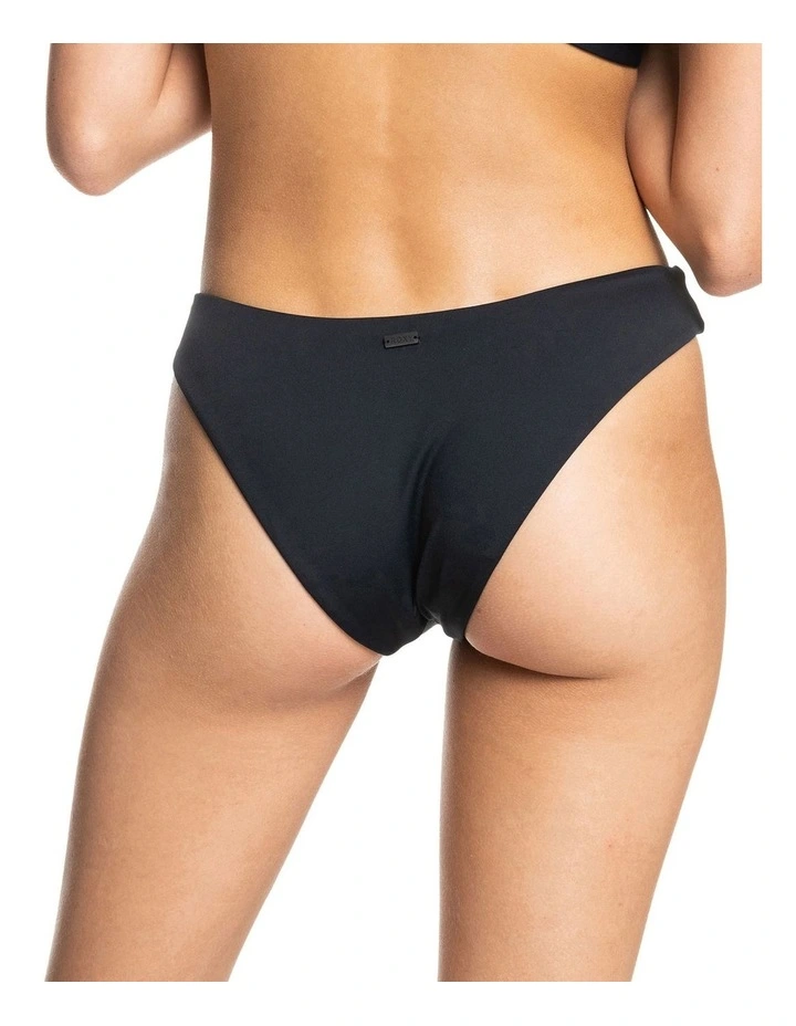 Beach Classics High Leg Bikini Bottoms in Anthracite image 3