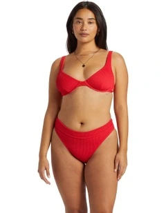 Summer High Maui Rider Bikini Bottoms in Fiesta Red