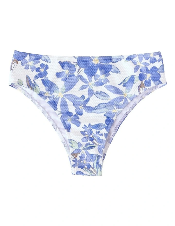 Artsy Floral - Medium Coverage Bikini Bottoms in Egret Artsy Floral image 1