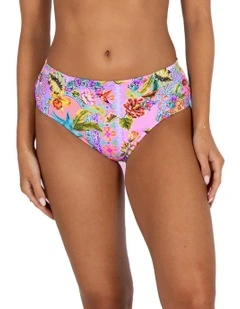 Sardinia  Mid Bikini Bottom in Blush