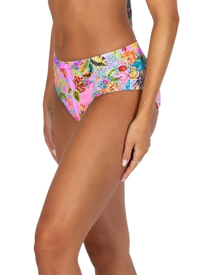 Sardinia Mid Bikini Bottom in Blush image 3