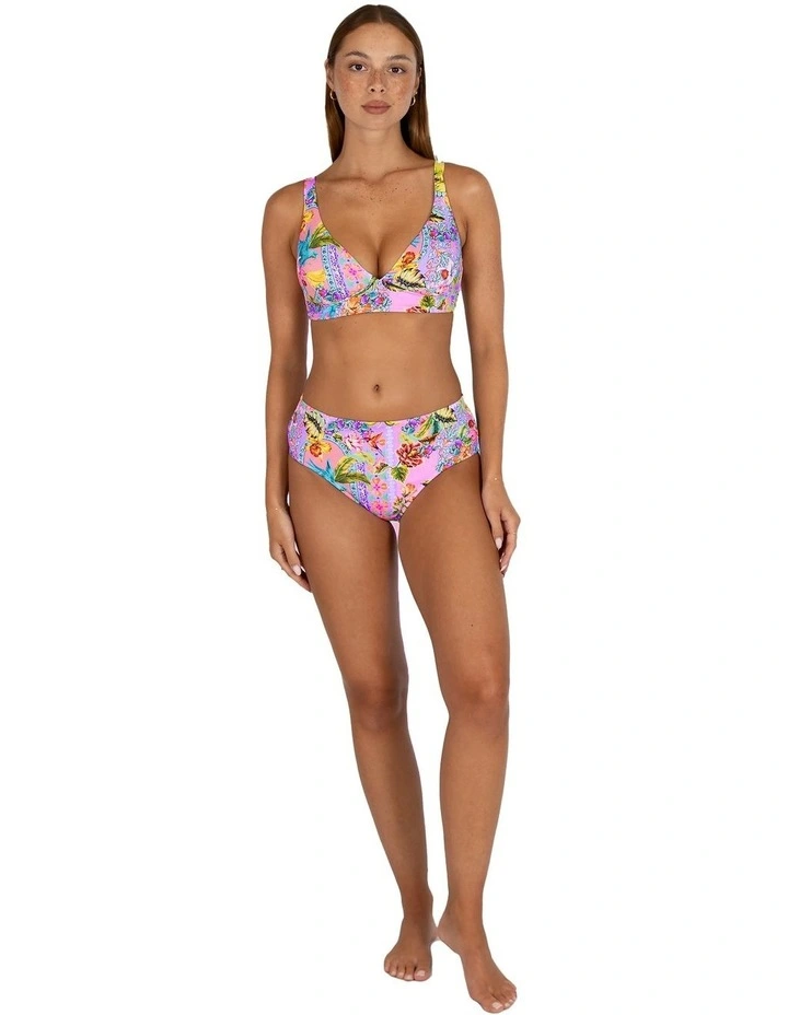 Sardinia Mid Bikini Bottom in Blush image 4