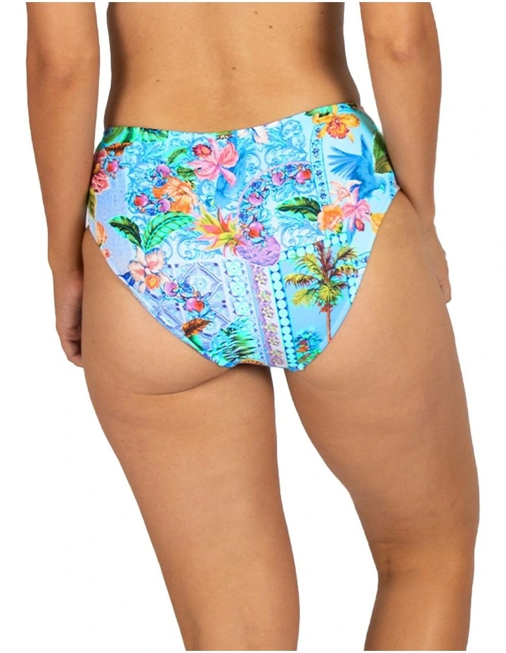 Sardinia Mid Bikini Bottom in Ocean image 2