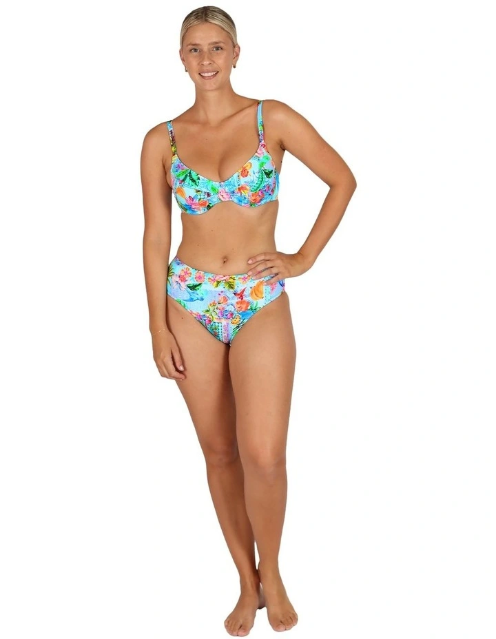 Sardinia Mid Bikini Bottom in Ocean image 4