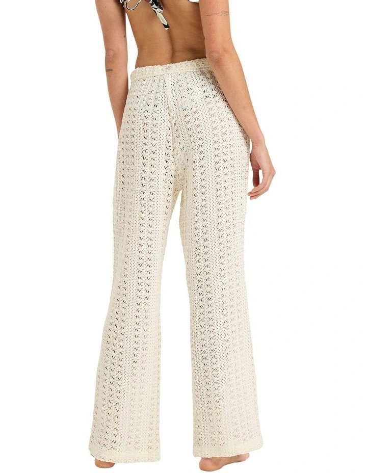 Mood Moving Today Cover Up Pant in Cream image 2