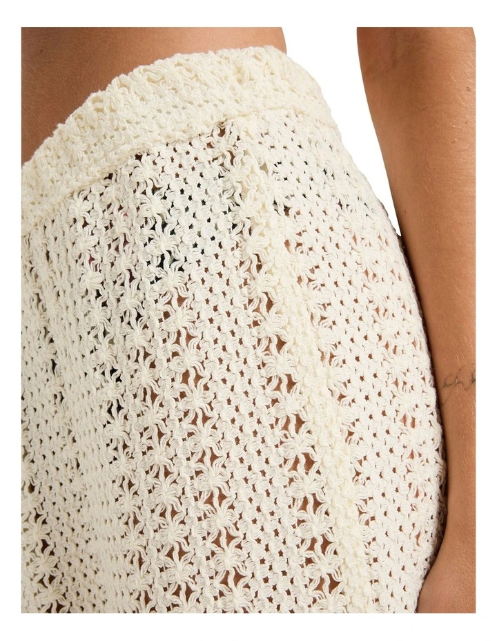 Mood Moving Today Cover Up Pant in Cream image 4