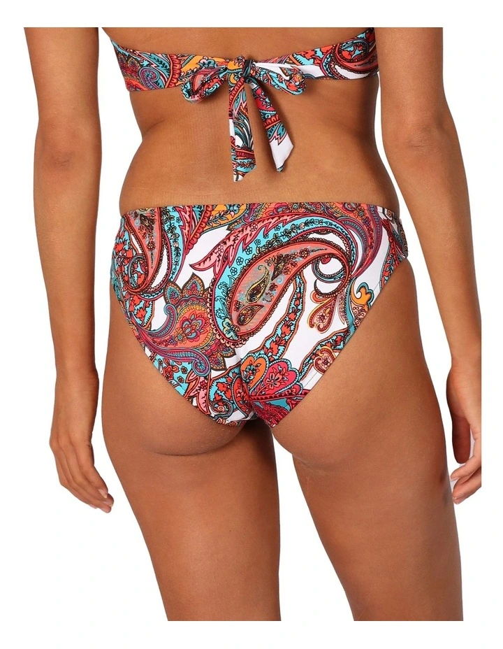 Sirenuse Regular Bikini Bottom in White image 2