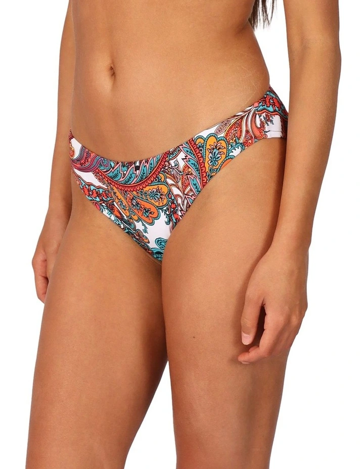 Sirenuse Regular Bikini Bottom in White image 3