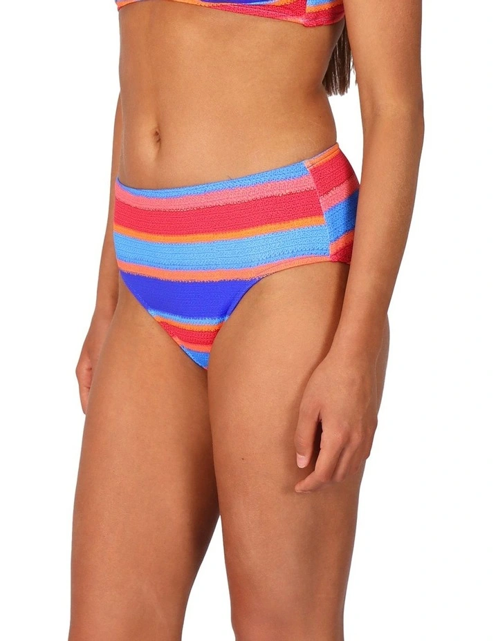 TriniDad Mid Bikini Bottom in Azure image 3