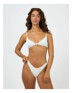 Dani High Cut Cheeky Pant in Ecru