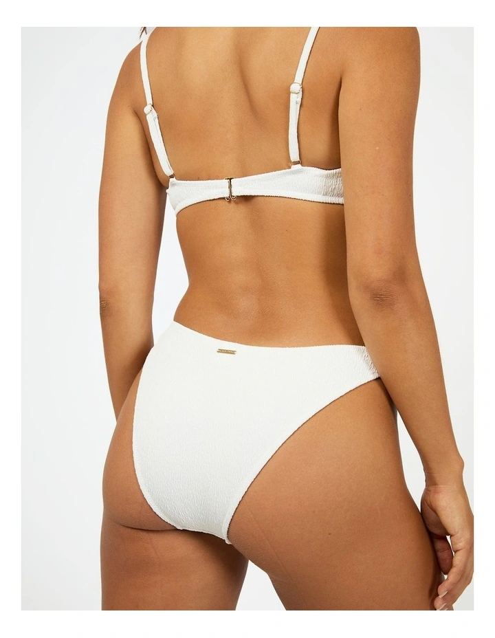 Dani High Cut Cheeky Pant in Ecru image 4