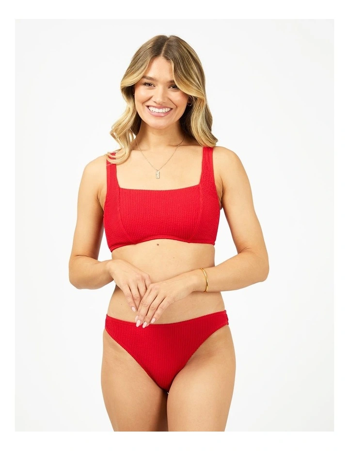 Phoenix Rib Classic Pant in Red image 1