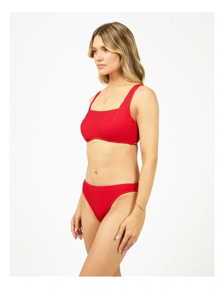 Phoenix Rib Classic Pant in Red image 3