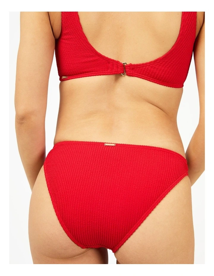 Phoenix Rib Classic Pant in Red image 4