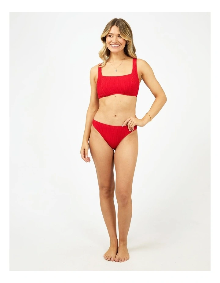 Phoenix Rib Classic Pant in Red image 5