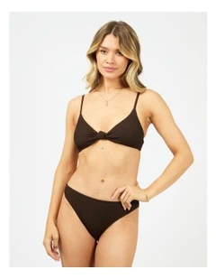 Phoenix Rib Classic Pant in Brown