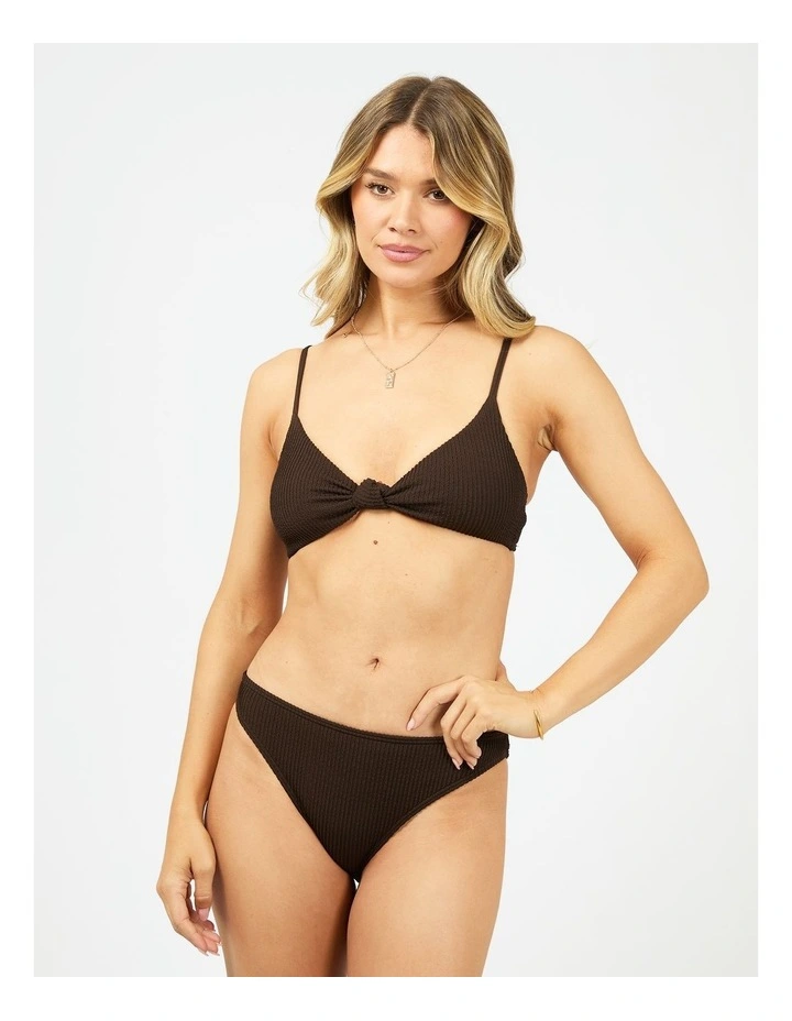 Phoenix Rib Classic Pant in Brown image 1