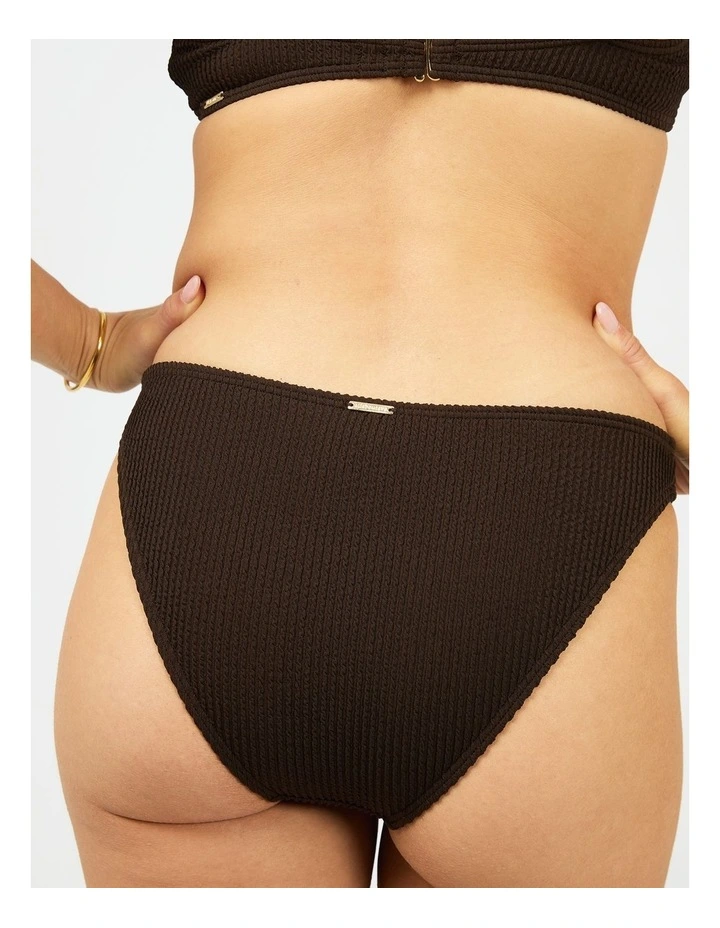 Phoenix Rib Classic Pant in Brown image 4