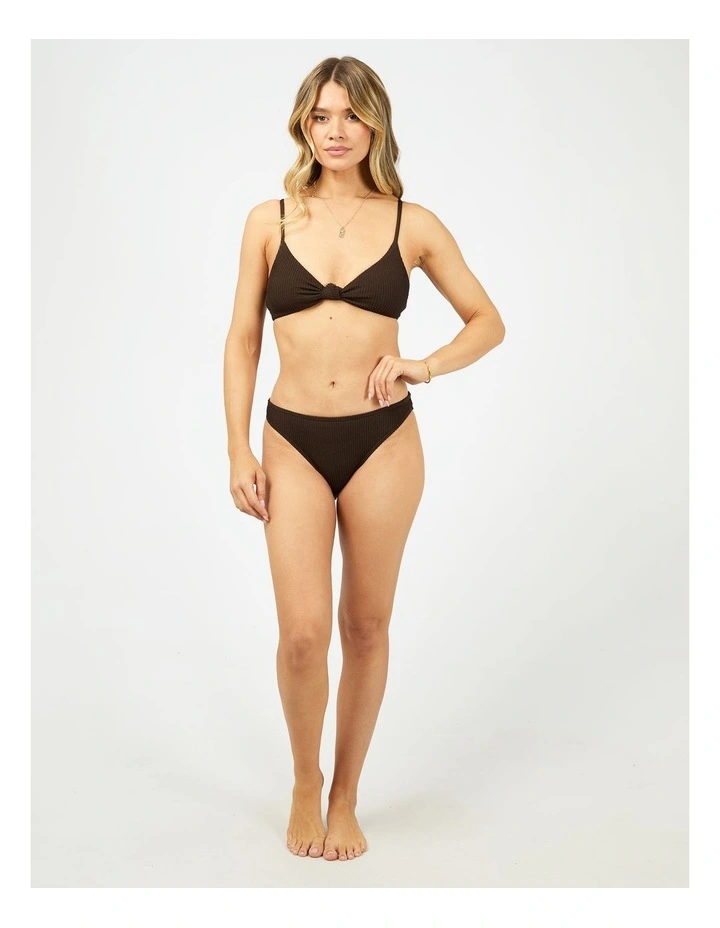 Phoenix Rib Classic Pant in Brown image 5