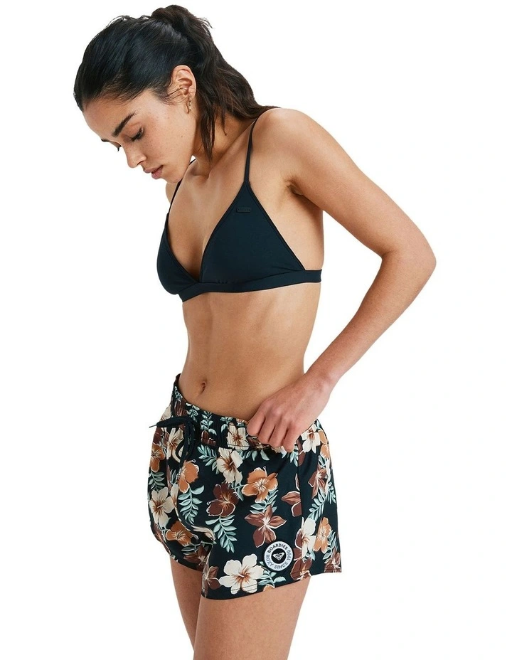 No Bad Waves Printed Boardshorts in Almond Tropical Feel image 3