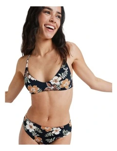 Nostalgic Feels MW Hipster Bikini Bottom in Almond Tropical Feel