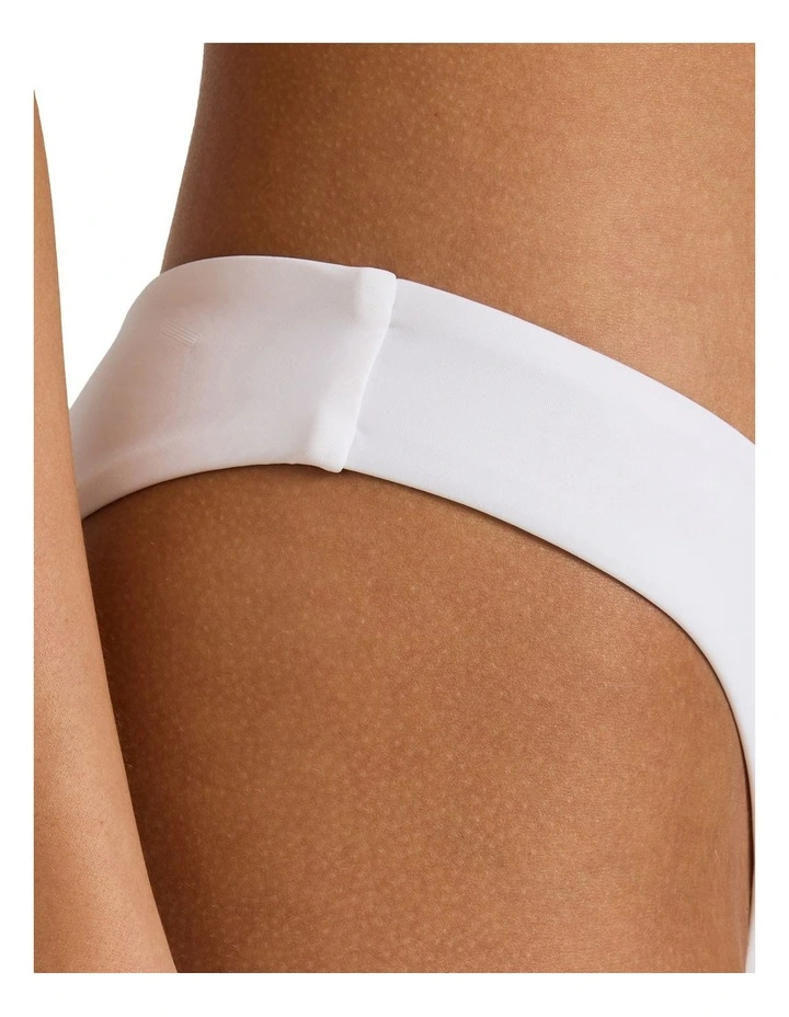 SD Beach Cheeky Bikini Bottom in White image 4