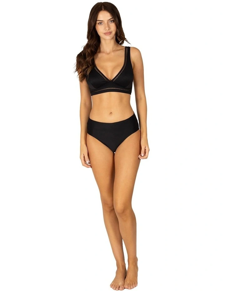 Rococco Ladder Lace Regular Bikini Bottom In Black image 4