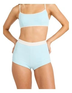 Sunrays Surf Shorts Bikini Bottom in Blue