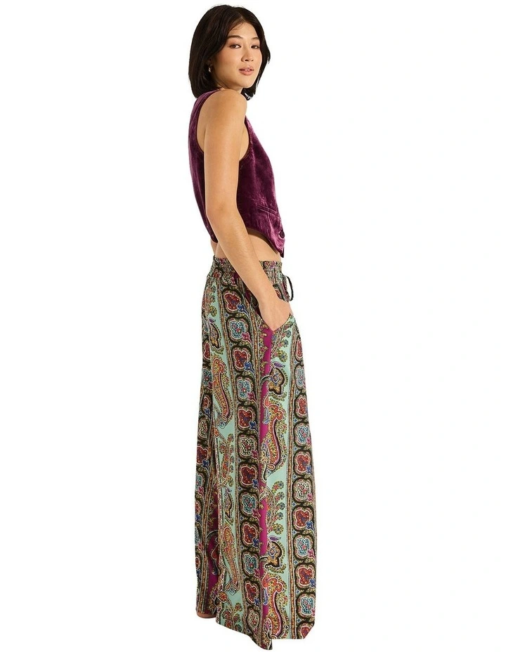 Caya Valentina Pant in Multi image 3