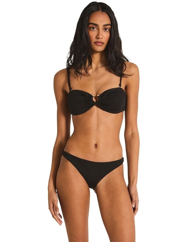Tiger Bikini Bottom in Black image 1