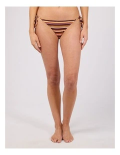 Soleil Tie Side Pant in Sunset Stripe