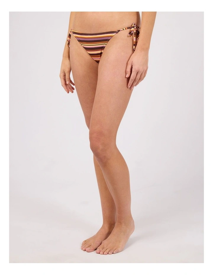 Soleil Tie Side Pant in Sunset Stripe image 3
