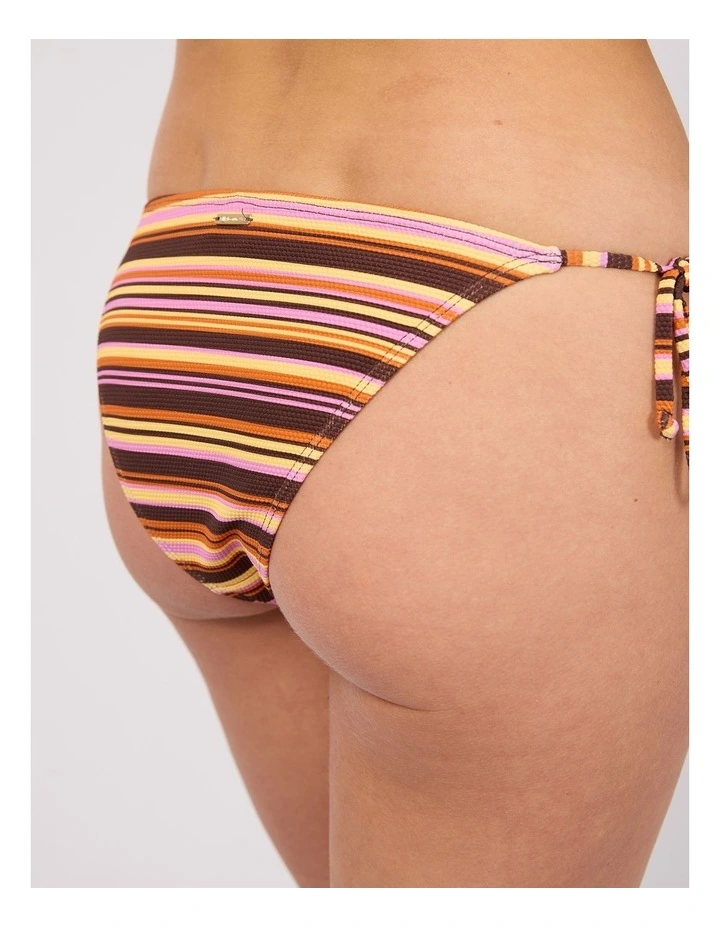 Soleil Tie Side Pant in Sunset Stripe image 4