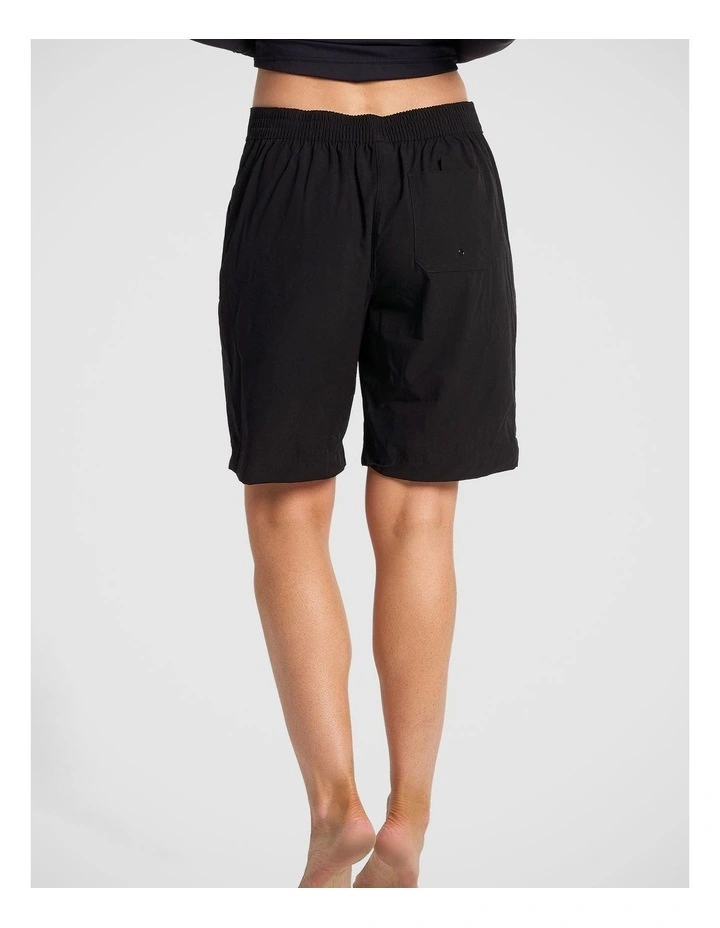 Lower Thigh Boardshort in Black image 4