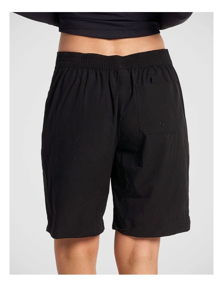 Lower Thigh Boardshort in Black image 6