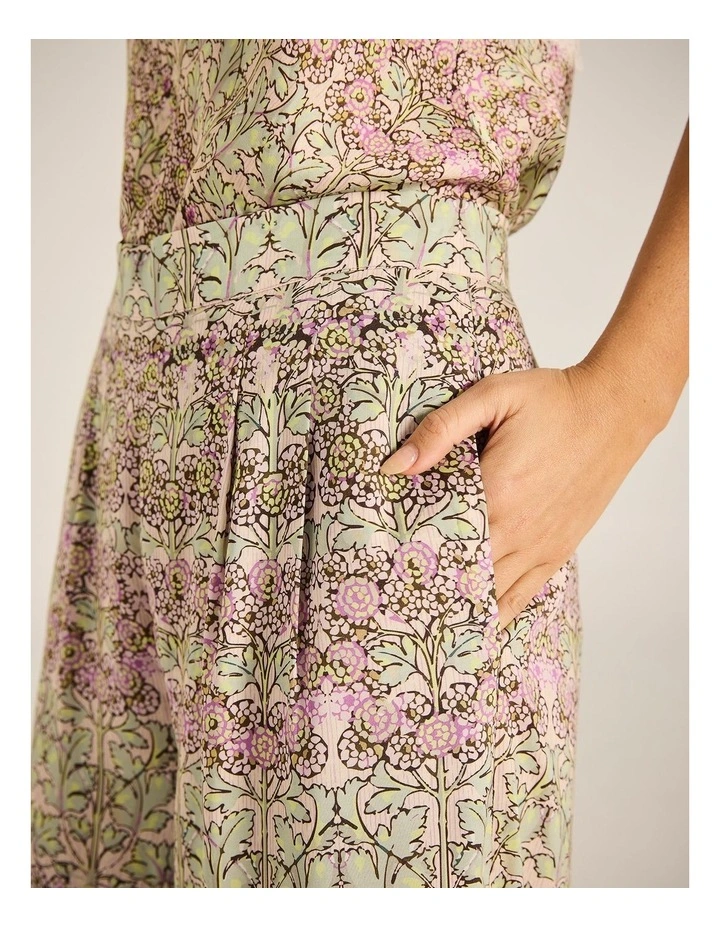 Floriana Sonia Pant in Floral Print image 4