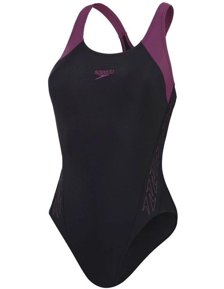 Hyperboom Splice Racerback in Black/Purple image 4