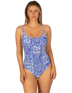 Havana Underwire One Piece in Denim