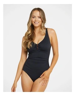 Rococco D-e Cup Ring Front One Piece in Nero
