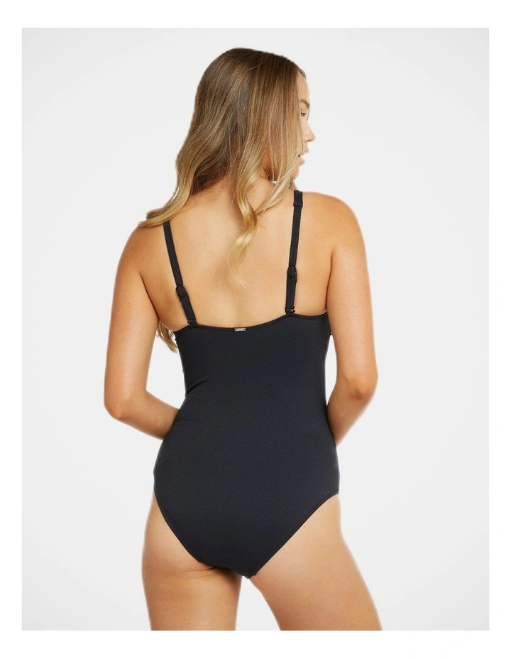 Rococco D-e Cup Ring Front One Piece in Nero image 2