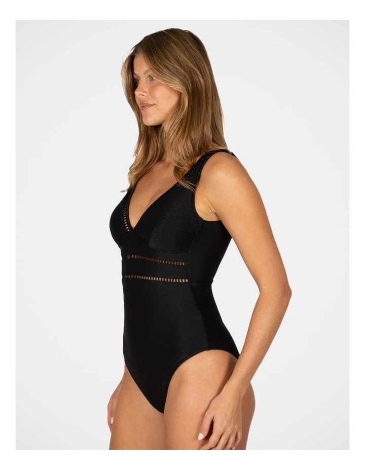 Rococco Longline One Piece in Nero image 3