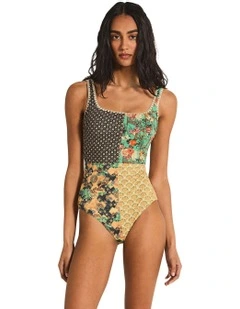 Carman One Piece in Haruki Patchwork