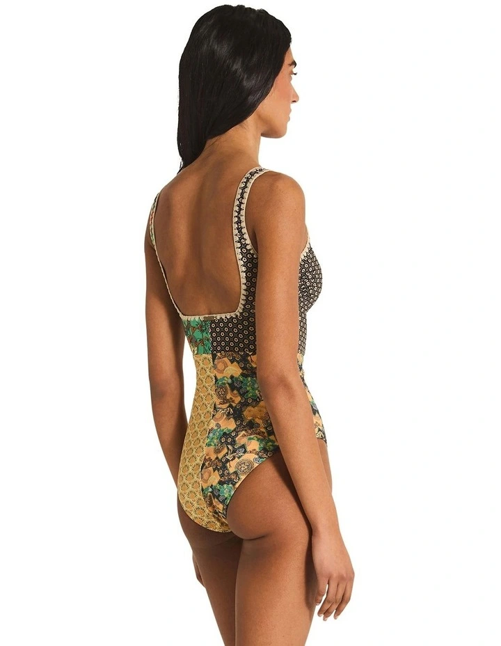 Carman One Piece in Haruki Patchwork image 2