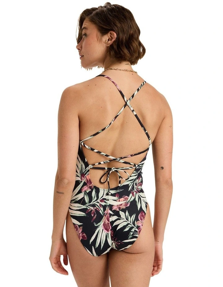 Beach Clessics One Piece Swimsuit in Black image 2