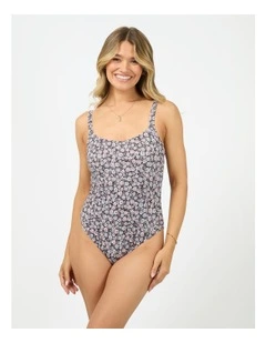 Carrie Full Support One Piece in Brown