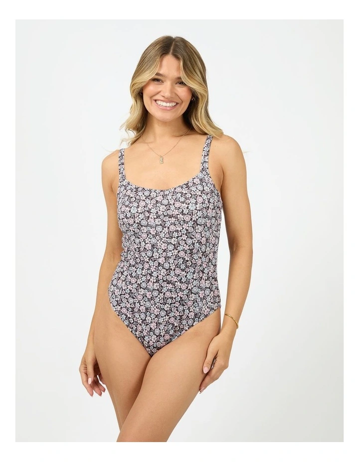 Carrie Full Support One Piece in Brown image 1