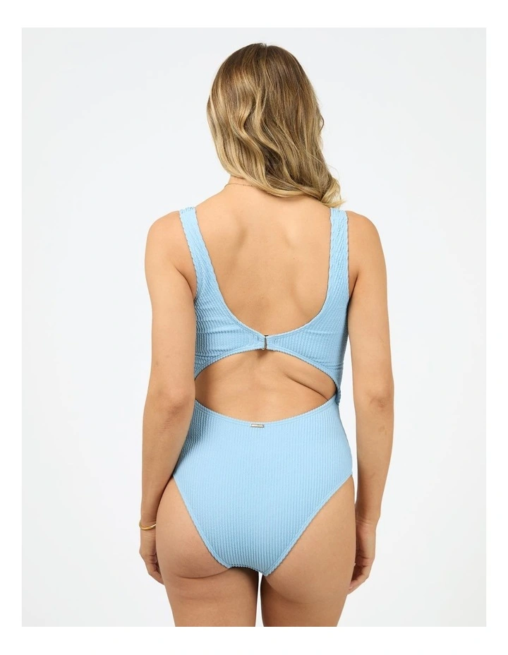 Phoenix Rib Underwire One Piece in Blue image 2