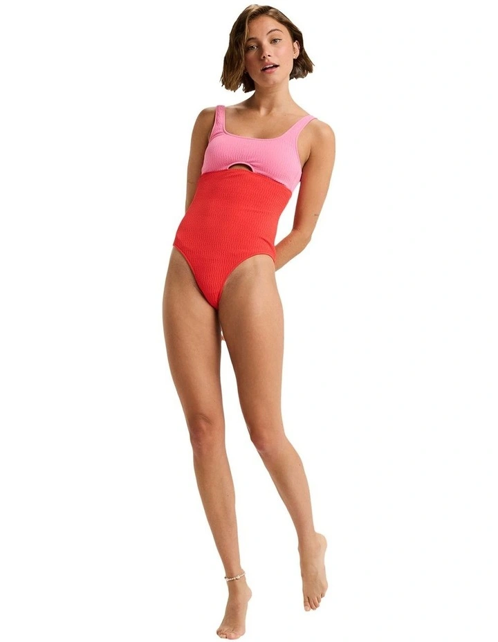 Lagos One Piece Swimsuit in Pink image 4