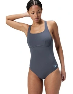 Flex Band Swimsuit in Grey