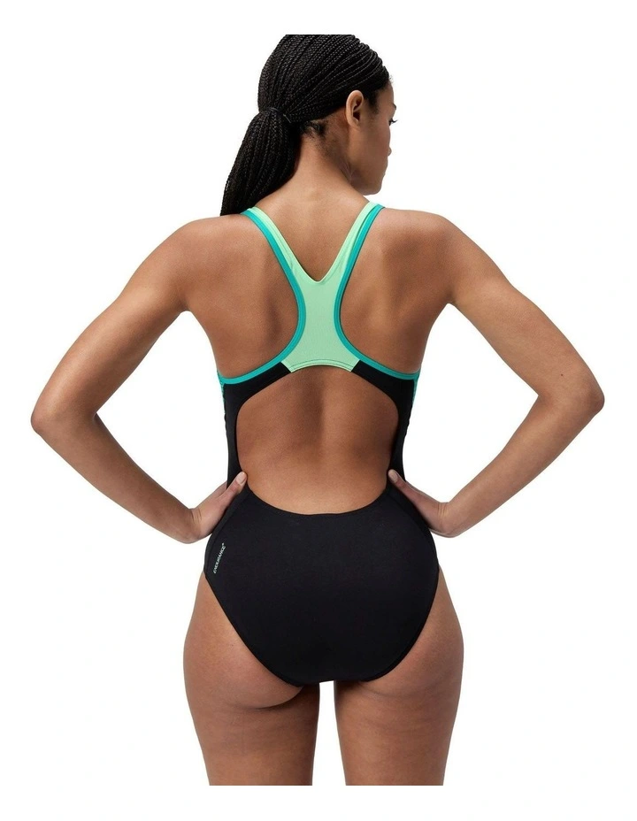 Placement Laneback One Piece in Turquoise Gem/Black image 2
